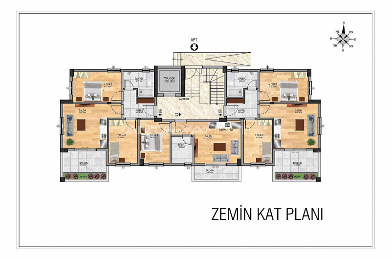 Apartment in Turkey, in Dosemealti